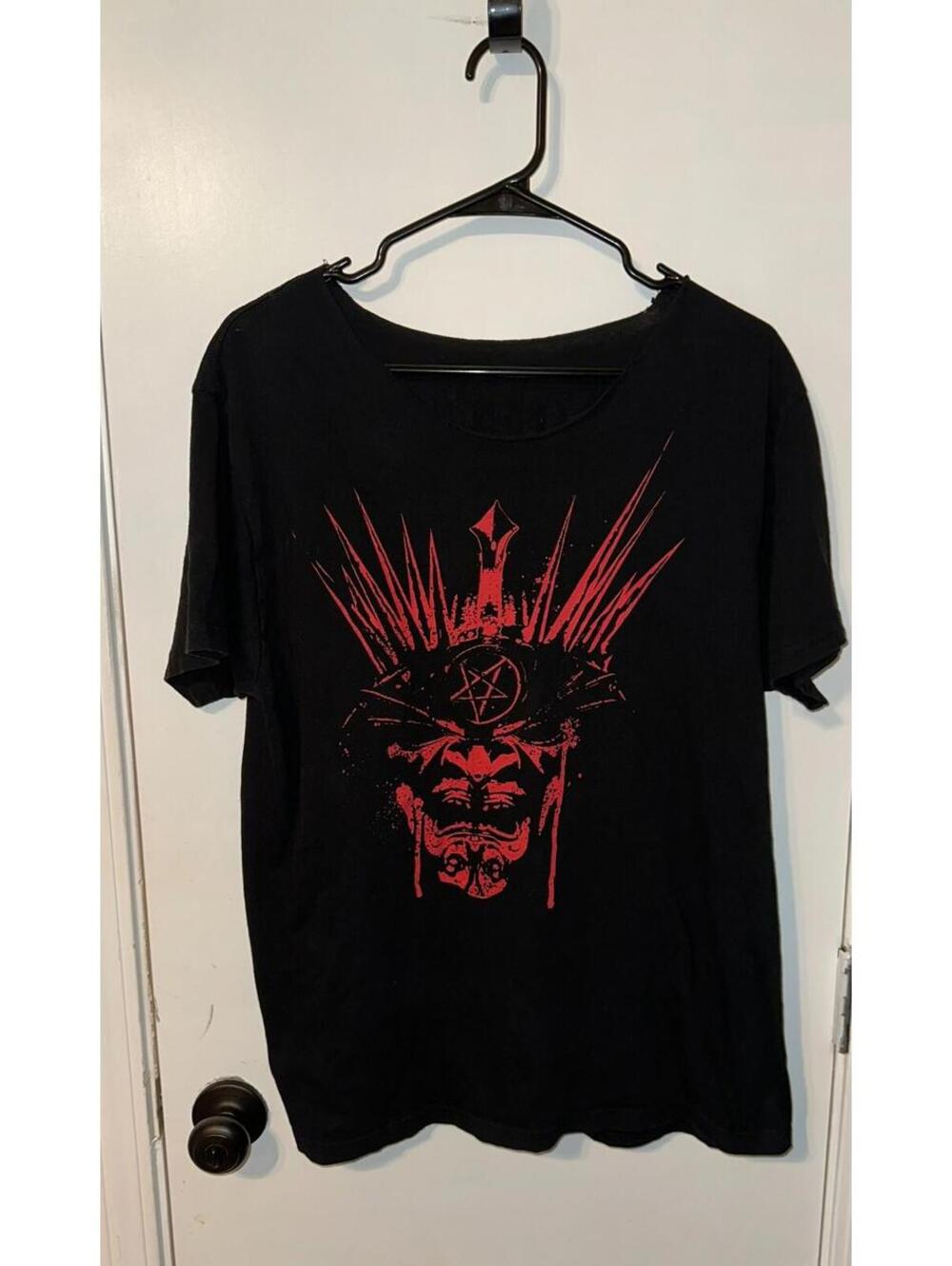 Motley Crue The Future Is Ours 2022 Stadium Tour Mens Large Black T Shirt READ